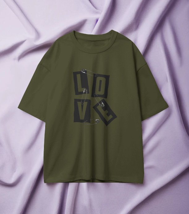Unisex Oversized Tee - Love
