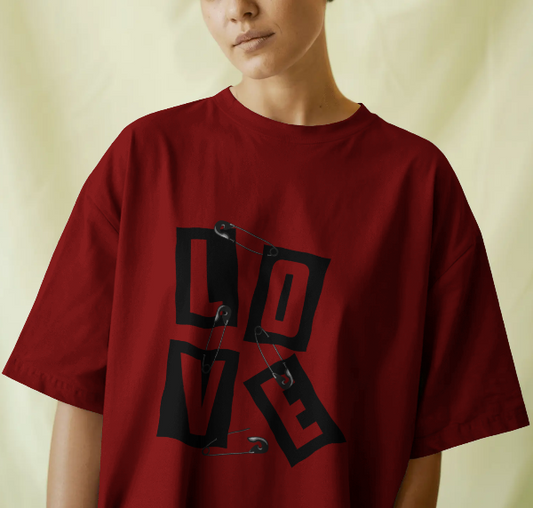 Unisex Oversized Tee - Love