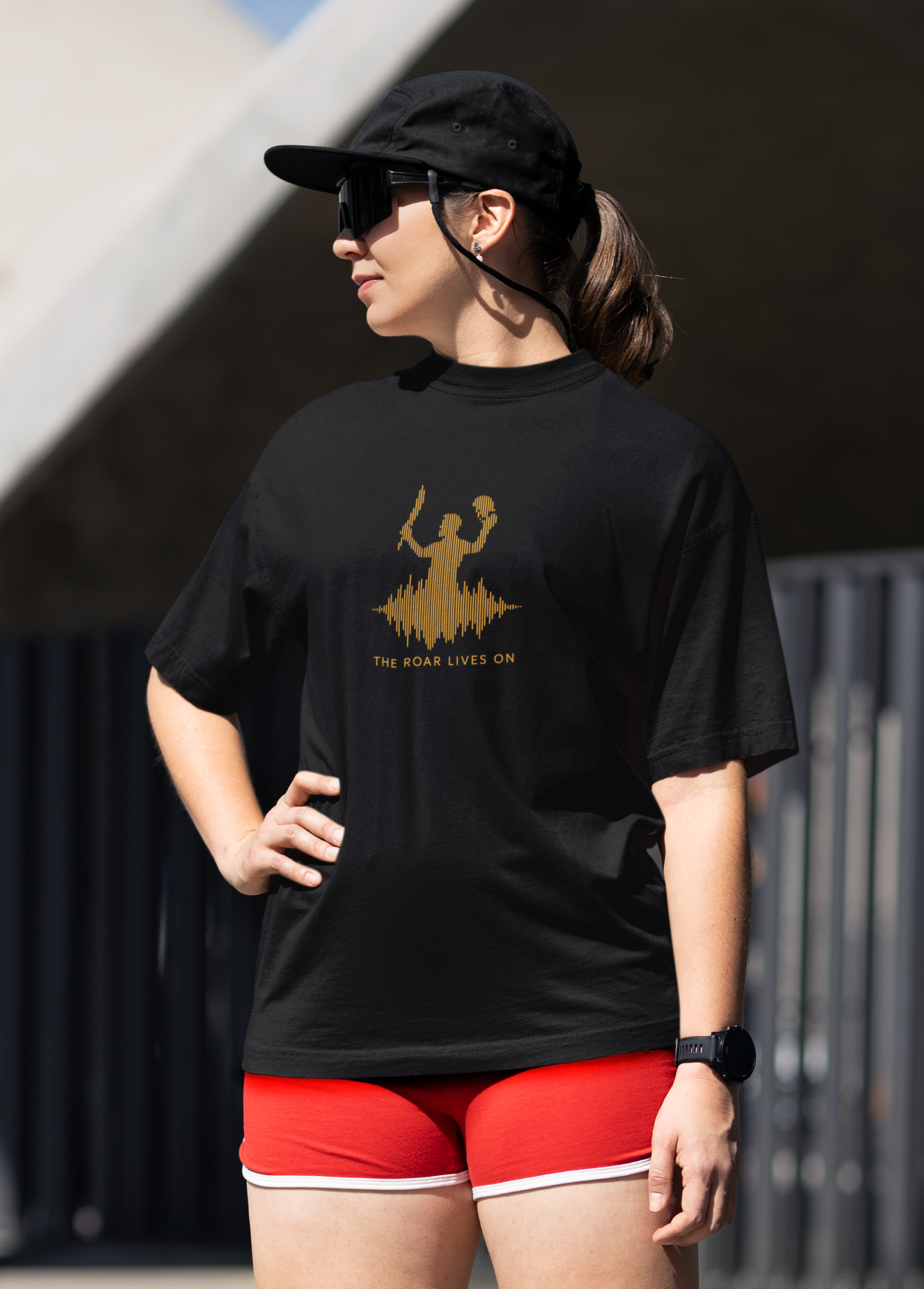 Captain - Waveform - Unisex Oversized Tee